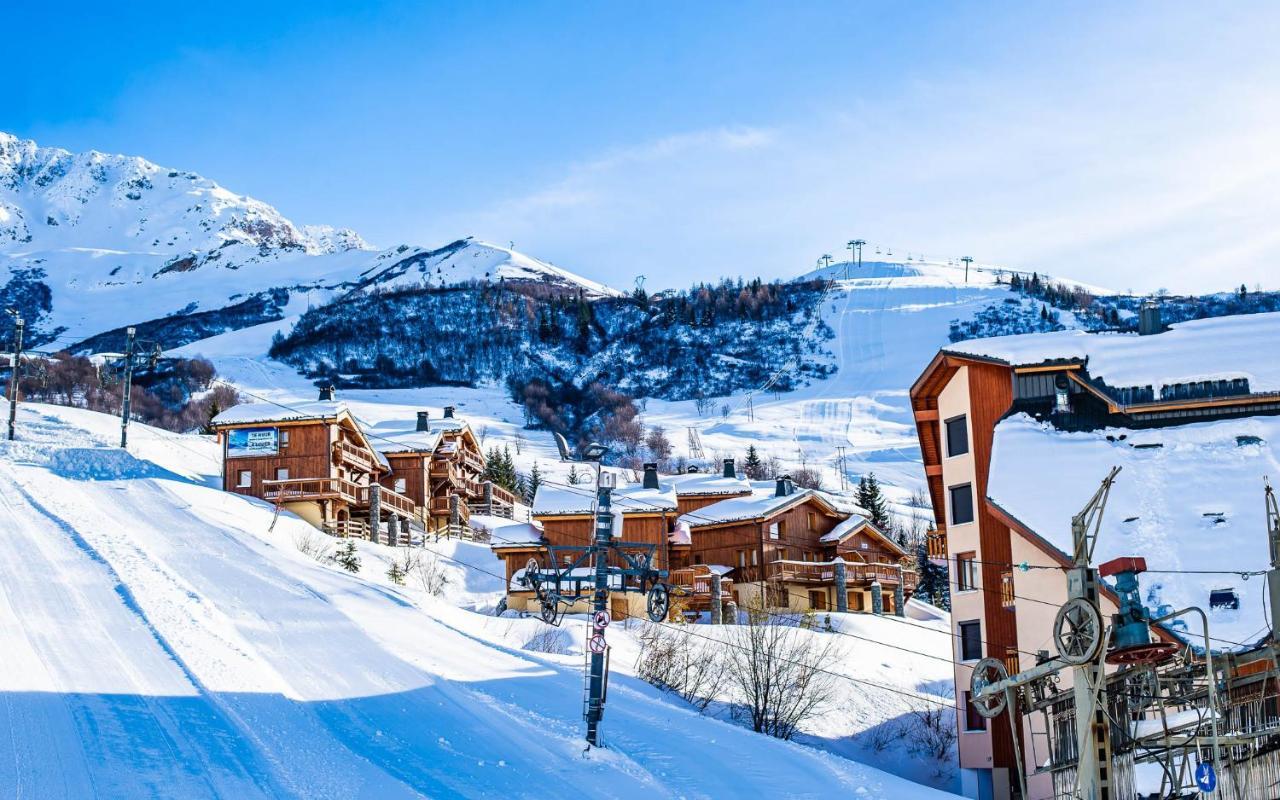 Parc Madeleine - Chalets Saint-François-Longchamp Buitenkant foto
