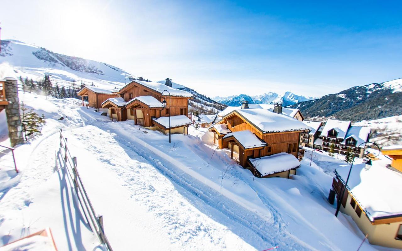 Parc Madeleine - Chalets Saint-François-Longchamp Buitenkant foto