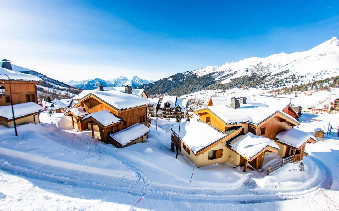 Parc Madeleine - Chalets Saint-François-Longchamp Buitenkant foto